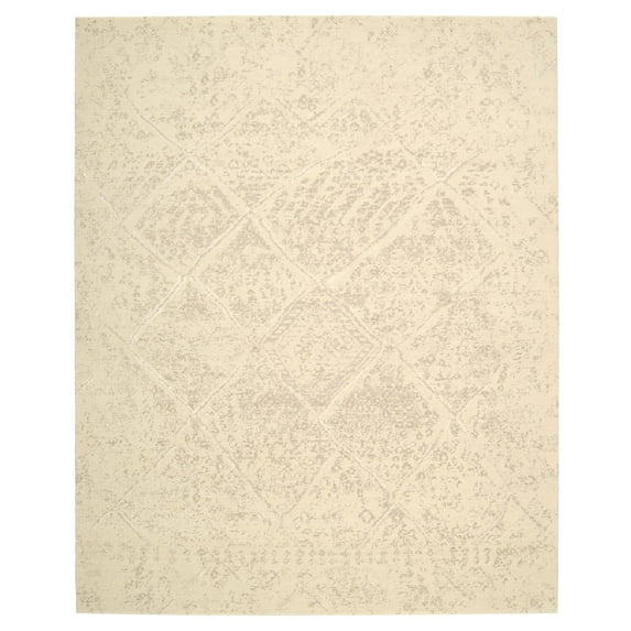 Nourison 12' x 15' Silk Elements Natural Rectangle Area Rug