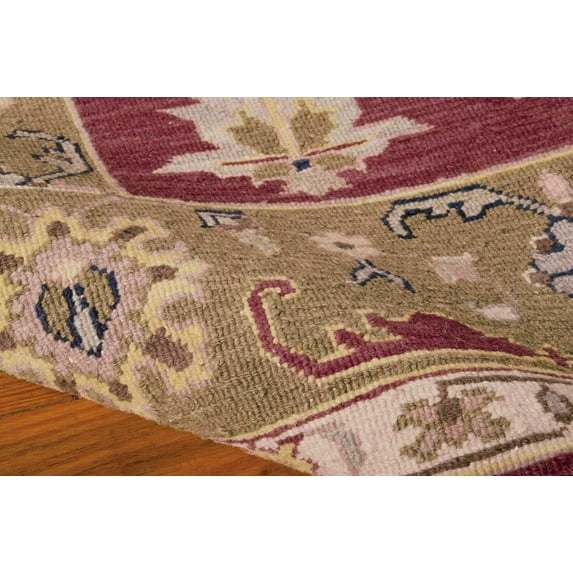 Nourison 2'6" x 10' Nourmak Burgundy Runner Rug