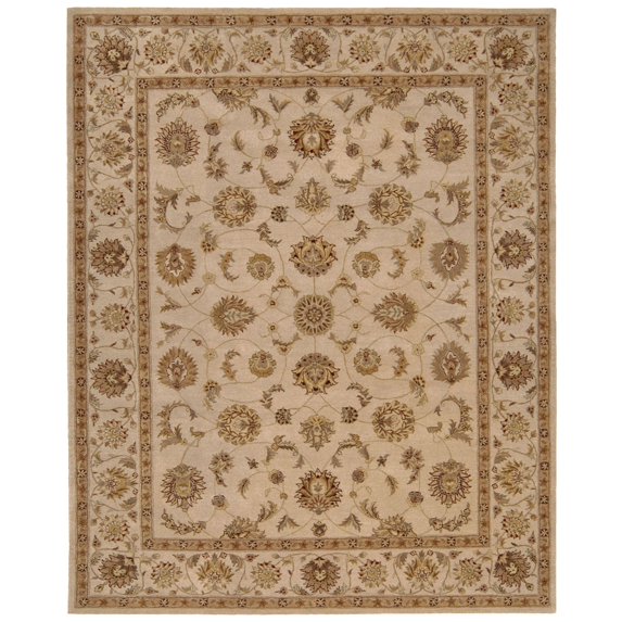 Nourison 2'6" x 8' Heritage Hall Ivory Runner Rug