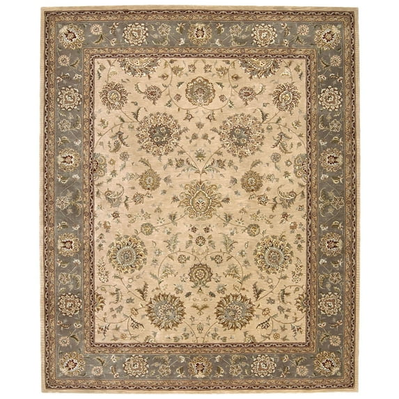 Nourison 2000 2258 Oriental Rug - Beige-2.6 x 12 ft. Runner