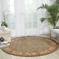 thumbnail image 1 of Nourison   2000 Bordered Area Rug 8' Round - Blue - Round, 1 of 4