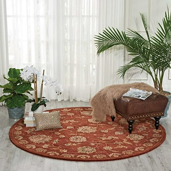 Nourison 2000 Rust Area Rug (8' x 8') - 8' Round