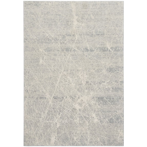 Nourison 3'11" x 5'11" Splendid Modern Abstract High-Low Indoor Area Rug Ivory Grey