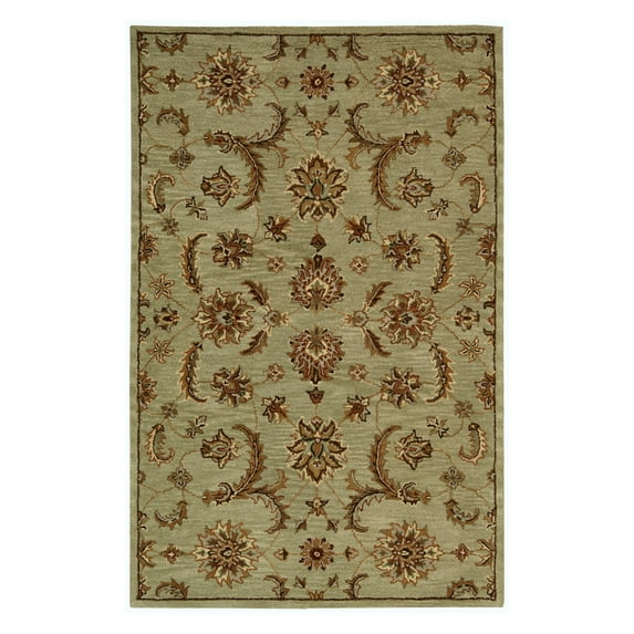 Nourison 4 X 6 Light Green India House Area Rug IH83