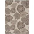 thumbnail image 1 of Nourison 5' x 7' Garden Oasis Floral Flatweave Indoor Outdoor Area Rug Natural, 1 of 9