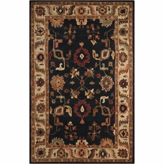 Nourison 7'9" x 9'9" Tahoe Black Rectangle Area Rug