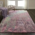 thumbnail image 1 of Nourison Abstract Shag 5' x 7' Pink Area Rug Plush Contemporary Abstract by Nourison, 1 of 10