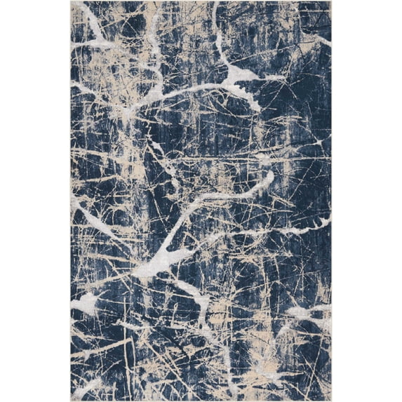 Nourison Heritage 8' x 10'5" Beige Blue Modern Indoor Rug