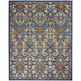 thumbnail image 1 of Nourison Allur Boho Indoor Area Rug Navy Multicolor 7' x 10', 1 of 8