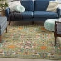 Nourison Allur Bohemian Sage/Ivory 3' x 5' Area Rug, (3x5)
