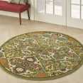 thumbnail image 1 of Nourison Allur Bohemian Sage Ivory 4' x round Area Rug (4 Round), 1 of 8