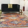 thumbnail image 1 of Nourison Allur Boho Transitional Orange Multicolor 7'10" x 9'10" Area Rug, (8' x 10'), 1 of 9