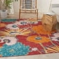 thumbnail image 1 of Nourison Allur Floral Red Multicolor 4' x 6' Area Rug, (4x6), 1 of 9