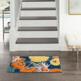thumbnail image 1 of Nourison Allur Modern Floral Navy Multicolor 2' x 3' Area Rug, (2' x 3'), 1 of 8