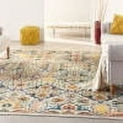Nourison Allur Modern Moroccan Ivory Multicolor Area Rug