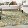 thumbnail image 1 of Nourison Allur Modern Moroccan Sage Ivory Area Rug, 1 of 9