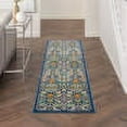 thumbnail image 1 of Nourison Allur Persian Navy Multicolor 2'3" x 7'6" Area Rug, (2x8), 1 of 8