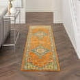 thumbnail image 1 of Nourison Allur Persian Orange Multicolor 2'3" x 7'6" Area Rug, (2x8), 1 of 8