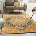thumbnail image 1 of Nourison Allur Persian Orange Multicolor 5'3" x 7'3" Area Rug, (5x7), 1 of 9