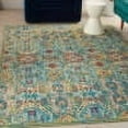 thumbnail image 1 of Nourison Allur Persian Turquoise Multicolor 5'3" x 7'3" Area Rug, (5x7), 1 of 9