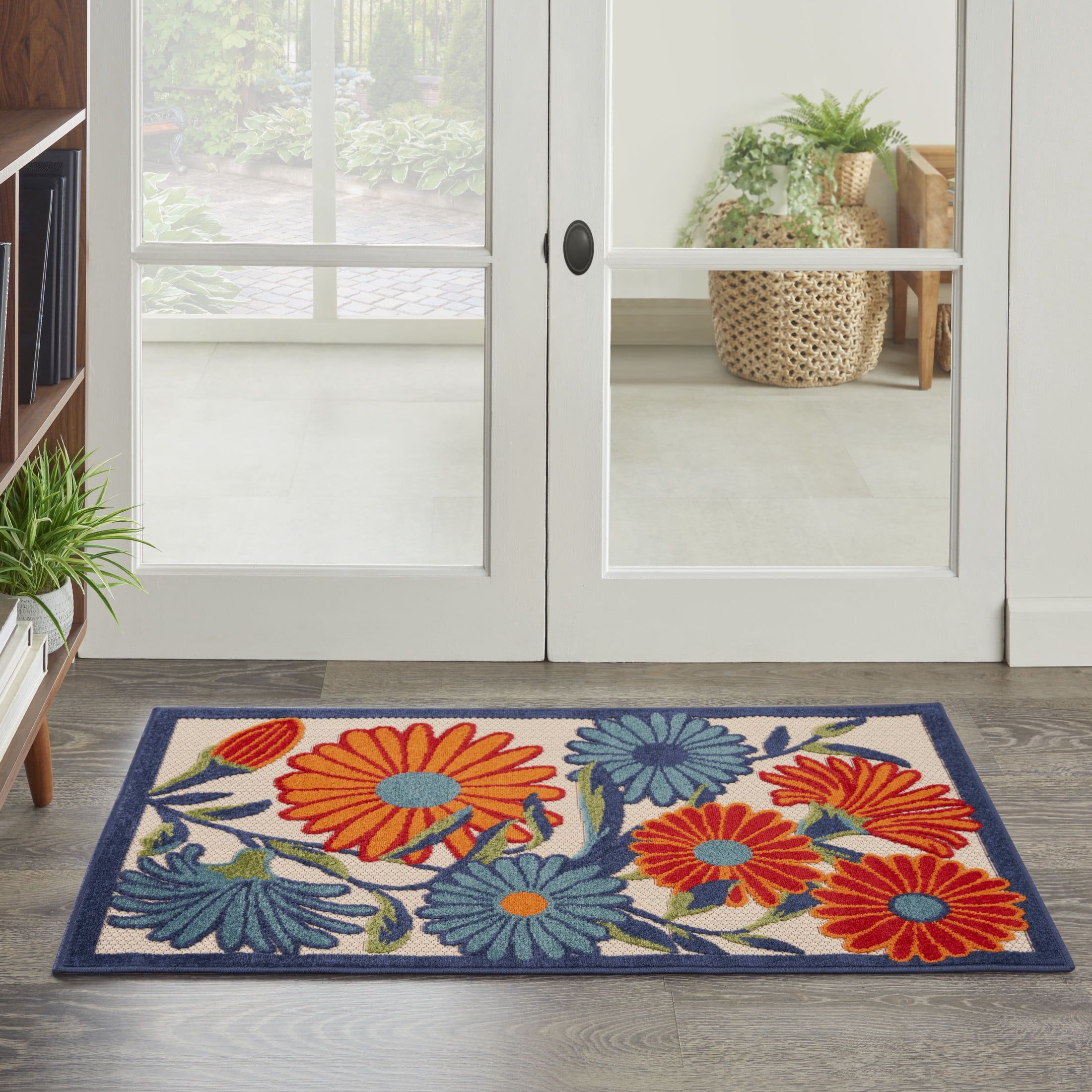 Nourison Aloha 2' x 3' Multicolor Outdoor Rug