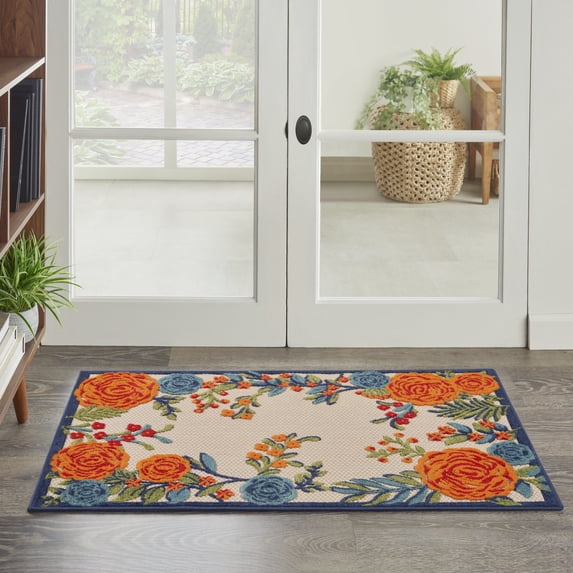 Nourison Aloha 2' x 3' Multicolor Outdoor Rug