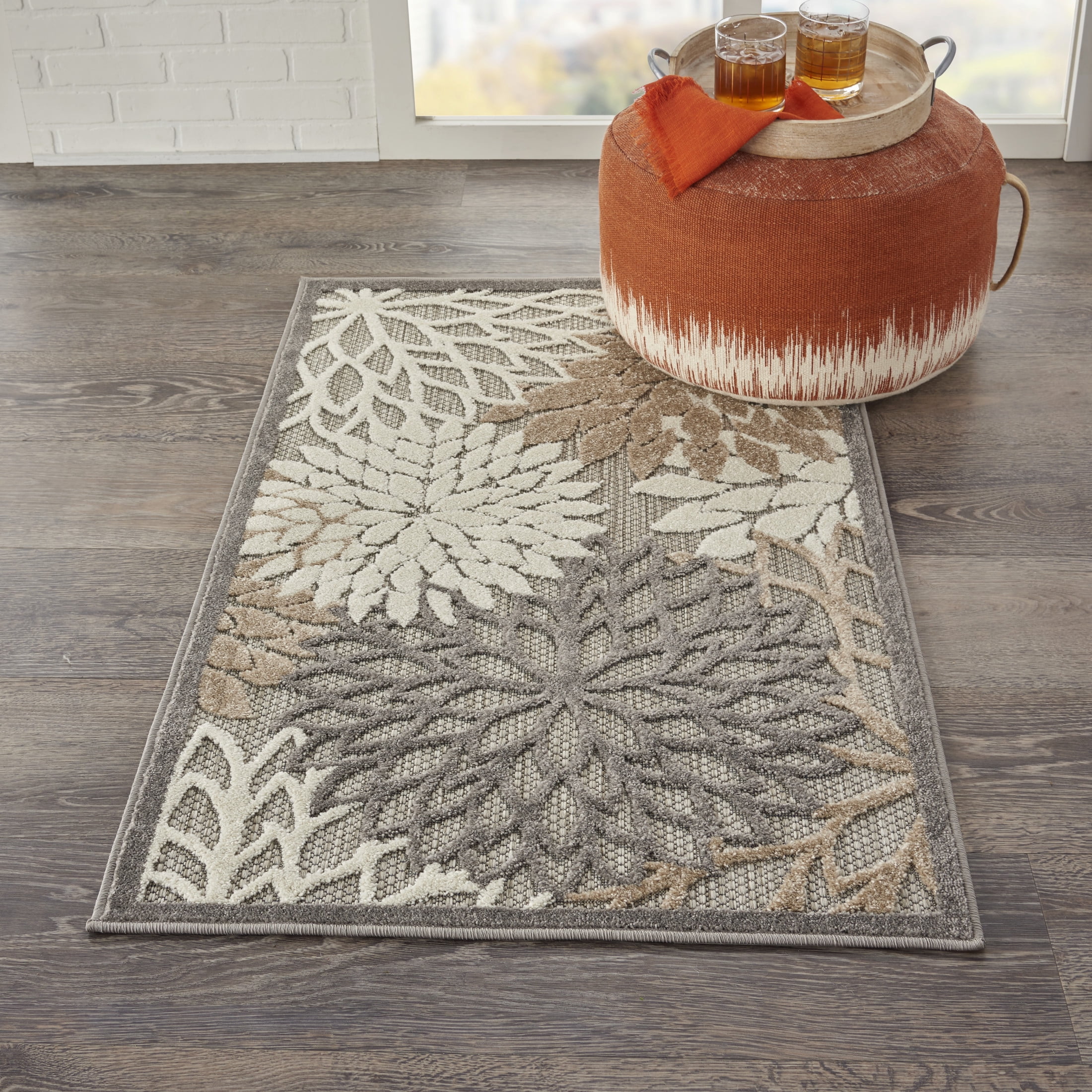 Nourison Aloha 2' x 3' Natural Outdoor Rug