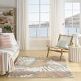 thumbnail image 1 of Nourison Aloha 5'3" x 7'5" Sage Rose Modern Rug, 1 of 10