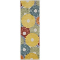 Nourison Aloha 6' Runner Multicolor Area Rug