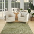 thumbnail image 1 of Nourison Aloha 6' x 9' Ivory Green Outdoor Rug, 1 of 9