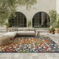 thumbnail image 1 of Nourison Aloha Indoor/Outdoor Transitional French Country Multicolor 6' x 9' Area Rug, (6' x 9'), 1 of 12
