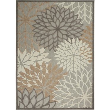 SAFAVIEH Adirondack Lecia Geometric Area Rug, Light Grey/Grey, 6' x 9 ...
