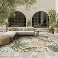 thumbnail image 1 of Nourison Aloha 7'10" x 10'6" Ivory Green Modern Rug, 1 of 10