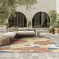 thumbnail image 1 of Nourison Aloha 7'10" x 10'6" Rose Modern Rug, 1 of 10