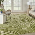 thumbnail image 1 of Nourison Aloha 9' x 12' Ivory Green Outdoor Rug, 1 of 9