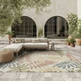 thumbnail image 1 of Nourison Aloha 9' x 12' Ivory Rose Modern Rug, 1 of 9