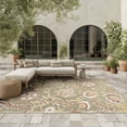 thumbnail image 1 of Nourison Aloha 9' x 12' Sage Rose Farmhouse Rug, 1 of 10