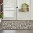 thumbnail image 1 of Nourison Aloha Indoor/Outdoor Charcoal 2'8" x 4' Area Rug (3x4), 1 of 9