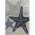 thumbnail image 1 of Nourison Aloha Coastal, Nautical & Beach Grey/Multi 5'3" x 7'5" Area Rug, (5x7), 1 of 9