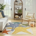 thumbnail image 1 of Nourison Aloha Coastal, Nautical & Beach Multicolor 3'6" x 5'6" Area Rug, (3x5), 1 of 9