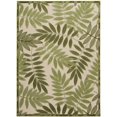 thumbnail image 1 of Nourison Aloha Floral Indoor/Outdoor Ivory Green 3'6" x 5'6" Area Rug (4x6), 1 of 10