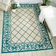 thumbnail image 1 of Nourison Aloha Indoor/Outdoor Aqua 3'6" x 5'6" Area Rug, (4x6), 1 of 7