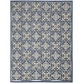 thumbnail image 1 of Nourison Aloha Indoor/Outdoor Blue 7' x 10' Area Rug, (7x10), 1 of 10