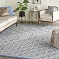 thumbnail image 1 of Nourison Aloha Indoor/Outdoor Blue/Grey 7'10" x 10'6" Area Rug, (8x11), 1 of 9