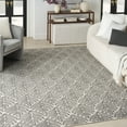 thumbnail image 1 of Nourison Aloha Indoor/Outdoor Charcoal 9' x 12' Area Rug, (9x12), 1 of 9