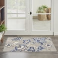 thumbnail image 1 of Nourison Aloha Indoor/Outdoor Blue Grey 2'8" x 4' Area Rug (3x4), 1 of 9