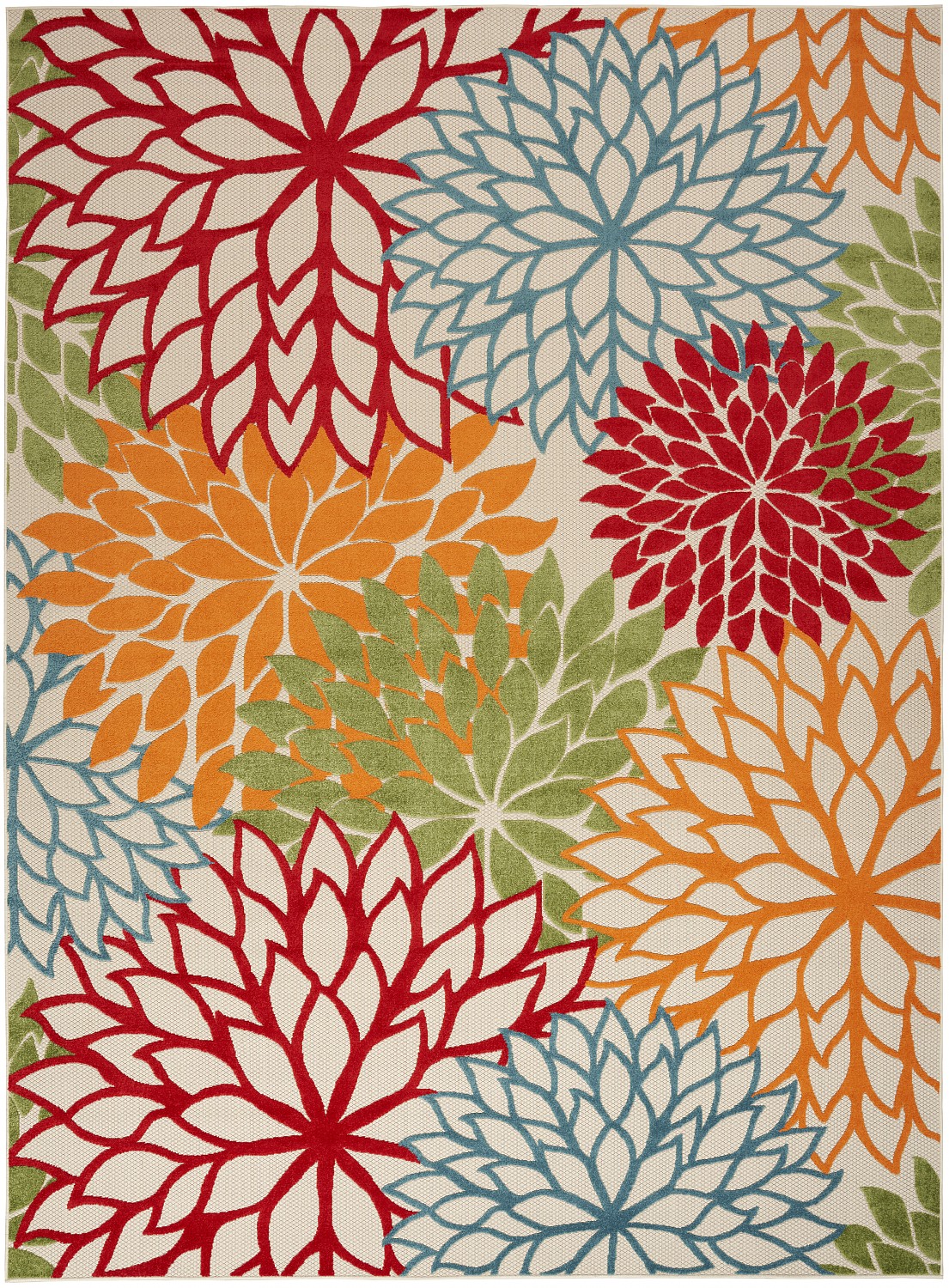 Nourison Aloha Indoor/outdoor Tropical Multicolor Area Rug - Walmart.com