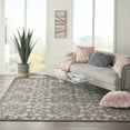 thumbnail image 1 of Nourison Aloha Indoor/Outdoor Grey/Charcoal 7'10" x 10'6" Area Rug, (8x11), 1 of 9