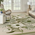thumbnail image 1 of Nourison Aloha Indoor/Outdoor Ivory Green 10' x 14' Area Rug (10x14), 1 of 9