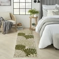 thumbnail image 1 of Nourison Aloha Indoor/Outdoor Ivory Green 2' x 6' Area Rug (2x6), 1 of 8